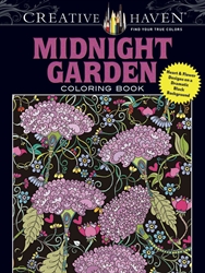 Creative Haven Midnight Garden - Coloring Book