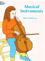 Musical Instruments - Coloring Book