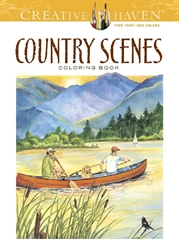 Creative Haven Country Scenes - Coloring Book