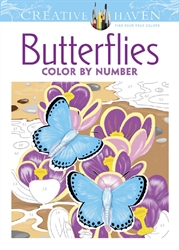 Creative Haven Butterflies - Color by Number