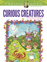 Creative Haven Curious Creatures - Coloring Book