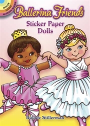 Ballerina Friends Sticker Paper Dolls - Activity Book