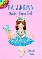 Ballerina Sticker Paper Doll - Activity Book