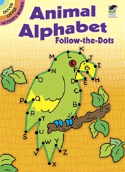 Animal Alphabet Follow-the-Dots - Activity Book