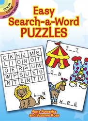 Easy Search-a-Word Puzzles - Activity Book