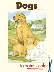 Dogs to Paint or Color - Coloring Book