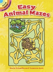 Easy Animal Mazes - Activity Book