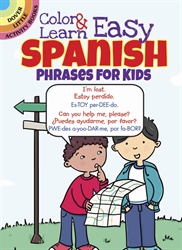 Color & Learn Easy Spanish Phrases for Kids - Activity Book