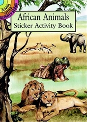 African Animals - Sticker Activity Book