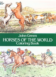 Horses of the World - Coloring Book