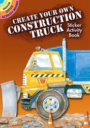 Create Your Own Construction Truck - Activity Book