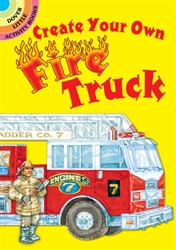 Create Your Own Fire Truck - Activity Book