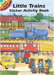 Little Trains - Sticker Activity Book