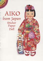 Aiko from Japan Sticker Paper Doll - Activity Book