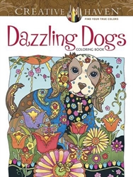 Creative Haven Dazzling Dogs - Coloring Book