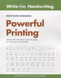 Write-On Handwriting: Powerful Printing (Right-Hand)
