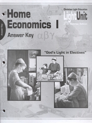 Home Economics 1 - LightUnit 101-105 Answer Key