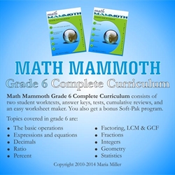 Math Mammoth 6 - CD