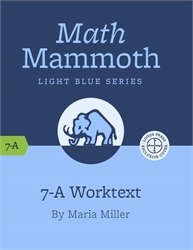 Math Mammoth 7A - Student Worktext (color)