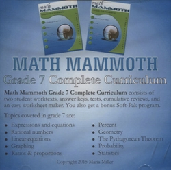 Math Mammoth 7 - CD