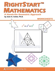 RightStart Mathematics: A Hands-On Geometric Approach - Worksheets (old)