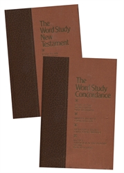 Word Study New Testament and Concordance - 2 Book Set