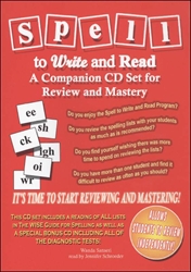Spell to Write and Read - A Companion CD Set for Review and Mastery