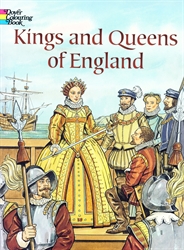 Kings and Queens of England - Coloring Book