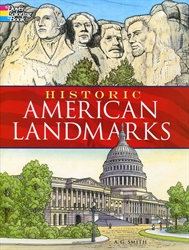 Historic American Landmarks - Coloring Book