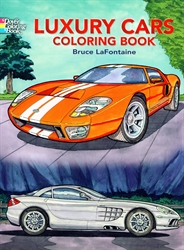 Luxury Cars - Coloring Book