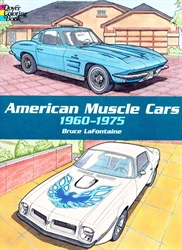 American Muscle Cars - Coloring Book