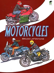 Motorcycles - Coloring Book