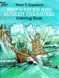 Shipwrecks and Sunken Treasures - Coloring Book