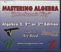 Mastering Algebra John Saxon's Way: Algebra 2 - DVD set