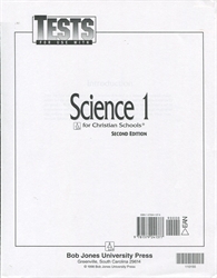 Science 1 - Tests (old)