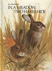 In a Meadow Two Hares Hide