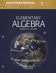 Elementary Algebra - Solutions Manual