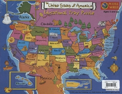 United States of America - Educational Tray Puzzle