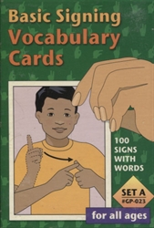 Basic Signing Vocabulary Cards