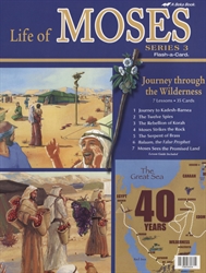Life of Moses: Journey Through the Wilderness Flash-a-Card (really old)