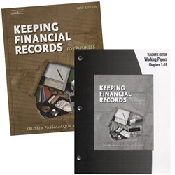 Keeping Financial Records for Buisness - Textbook & Teacher's Edition