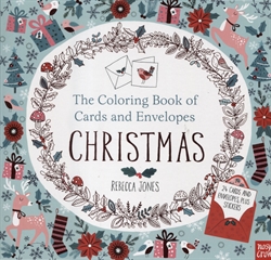 Coloring Book of Cards and Envelopes: Christmas