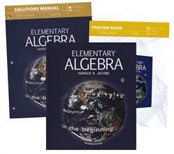 Harold Jacobs Elementary Algebra - Book Set