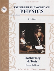 Exploring the World of Physics - Teacher Key & Tests
