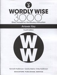 Wordly Wise 3000 Book 3 - Answer Key