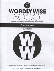 Wordly Wise 3000 Book 5 - Answer Key