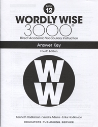 Wordly Wise 3000 Book 12 - Answer Key