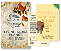 Classical Acts and Facts Science Cards: Living on the Planet