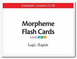 LOE Essentials Volume 4 - Morpheme Flash Cards Set