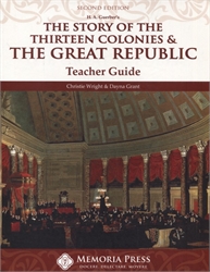 Story of the Thirteen Colonies & Great Republic - Teacher Guide